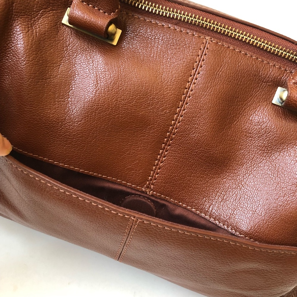 RACHEL Rachel Roy Gorgeous Cognac Glazed Vachetta Leather - Picture 7 of 14